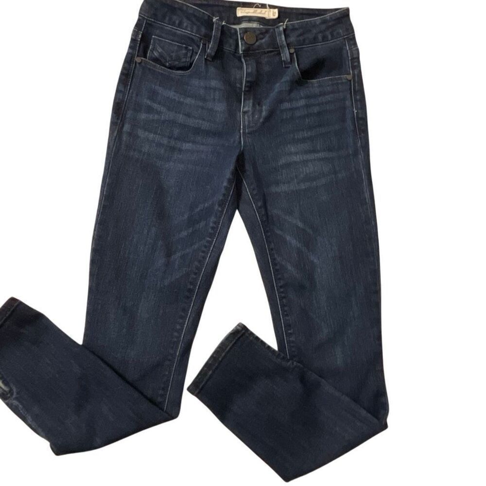 Unpublished Women’s Dark Wash Split Hem Skinny/Ankle Jeans